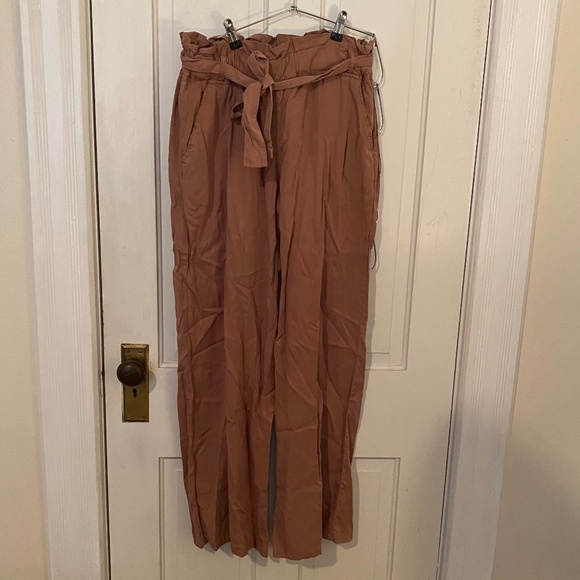 Thread & Supply Pants - Thread & Supply Blush Paper Bag Pants